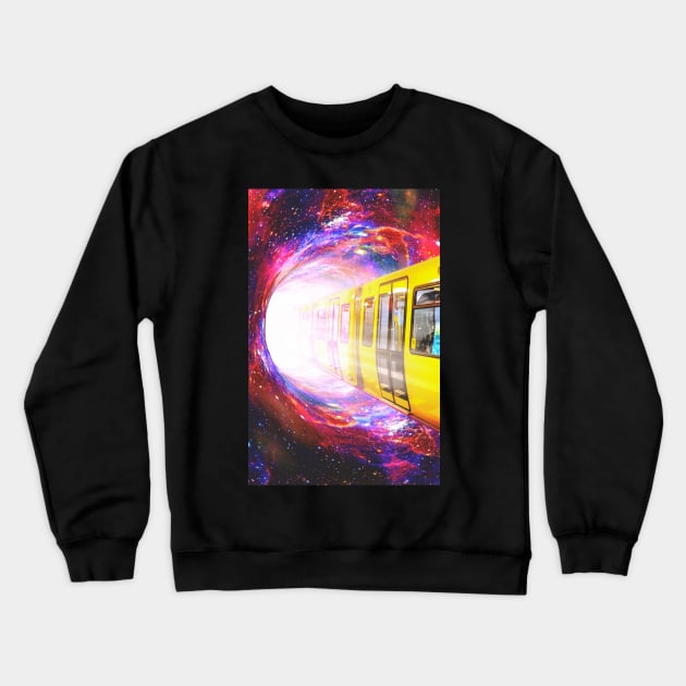 Train To Oblivion Crewneck Sweatshirt by SeamlessOo